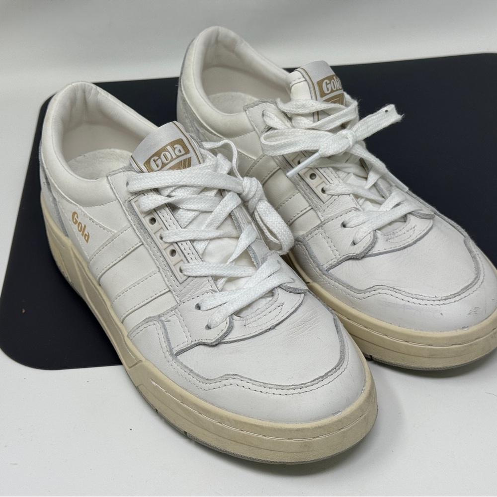 Gola Shoes Womens 7.5 M Challenge Running Low Sneakers, White, CLB535
